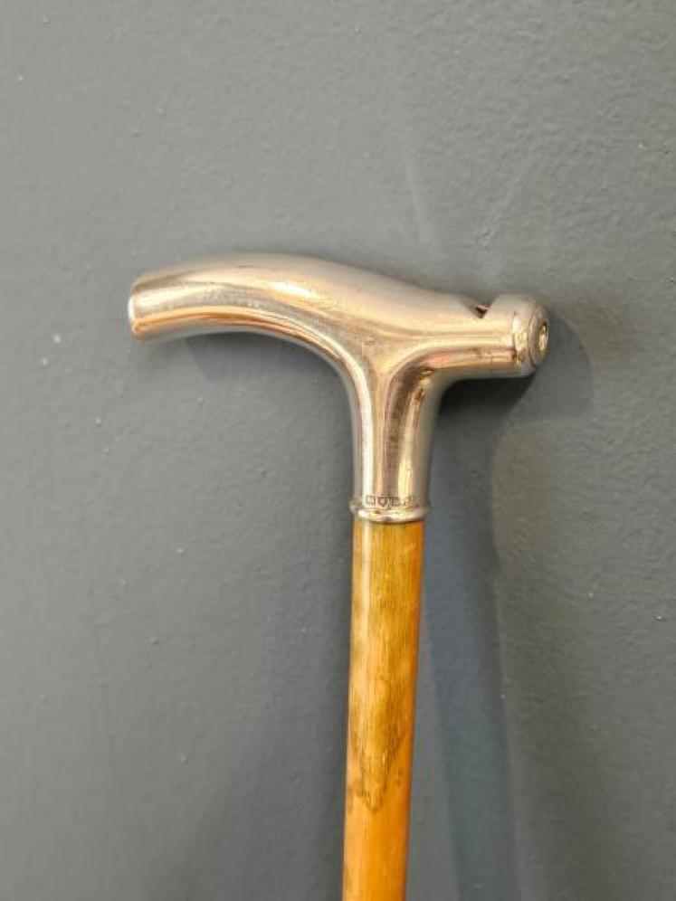 Rare Silver Whistle Cane - Image 3