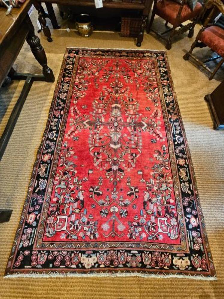 9' x 6' Persian Pure Wool Rug - Image 1