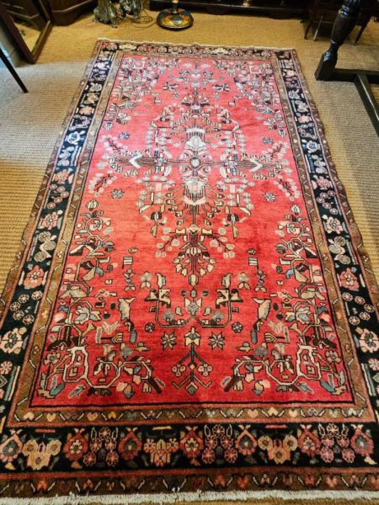 9' x 6' Persian Pure Wool Rug - Image 2
