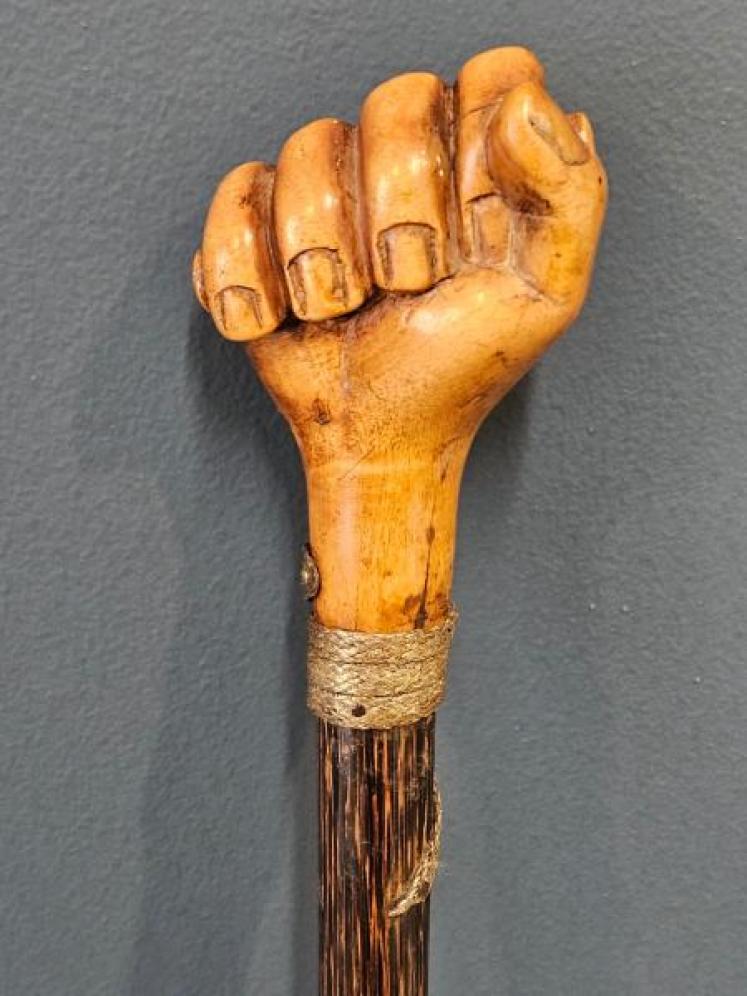 Unusual Clenched Fist Walking Stick - Image 2