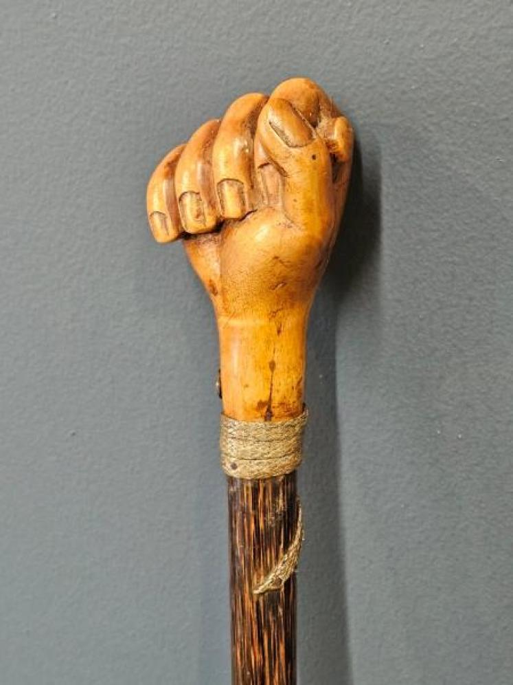 Unusual Clenched Fist Walking Stick - Image 3