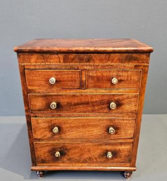 Early Victorian Miniature Chest of Drawers