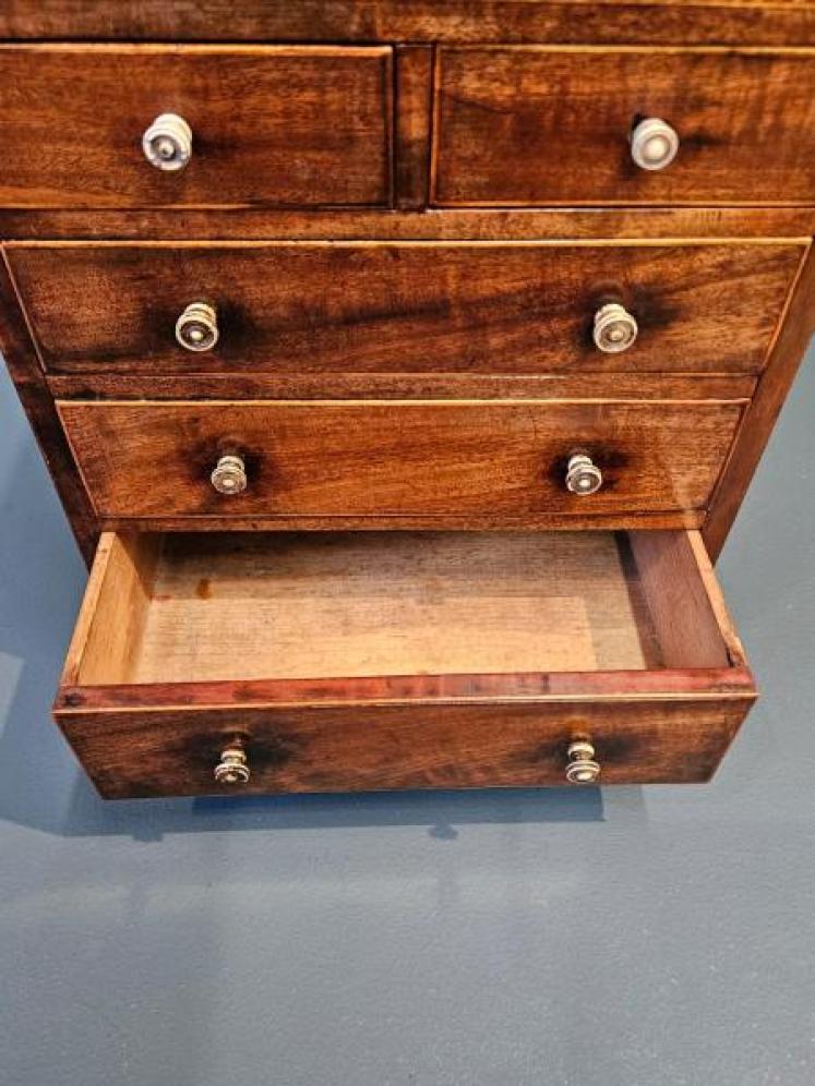 Early Victorian Miniature Chest of Drawers - Image 4