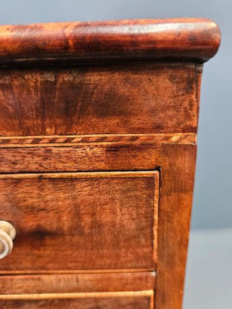 Early Victorian Miniature Chest of Drawers - Image 5