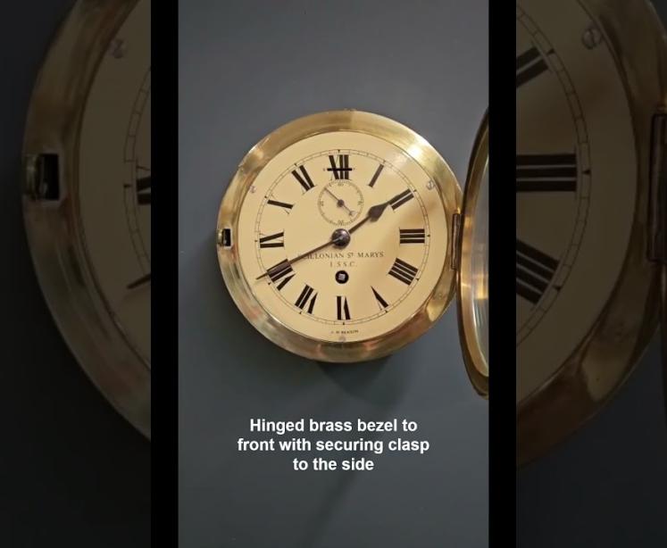 Brass Ships Clock by Benson - Video