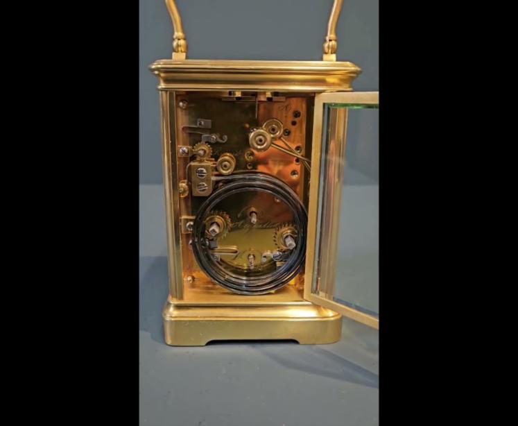 Victorian Grand Sonnerie Carriage Clock - Video