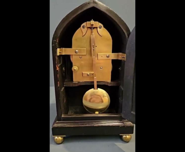 Small Regency Norwich Bracket Clock - Video