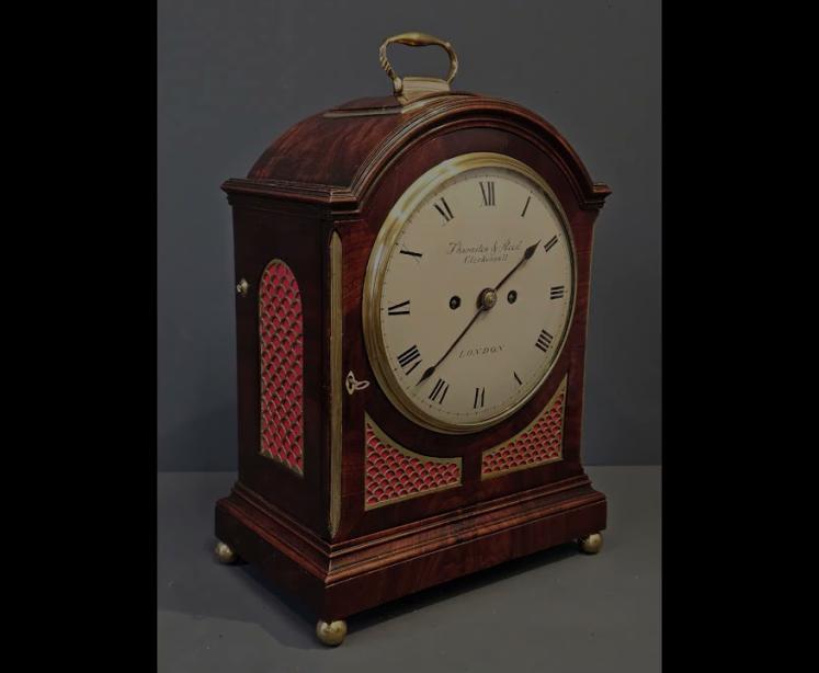 Regency Pad Top Bracket Clock by Thwaites and Reed - Video