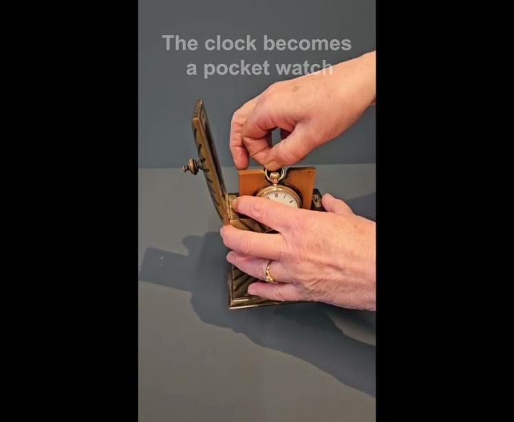 Victorian Horn Pocket Watch Holder - Video