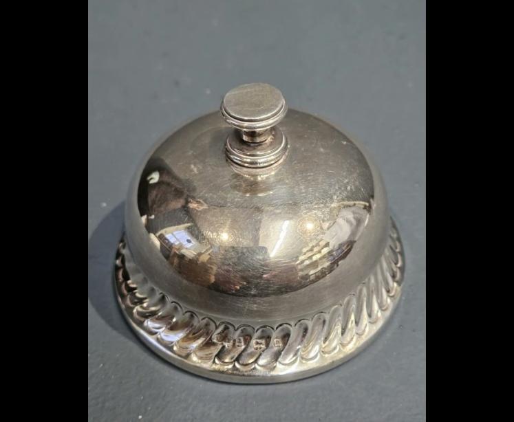 Victorian Silver Counter Bell - Video