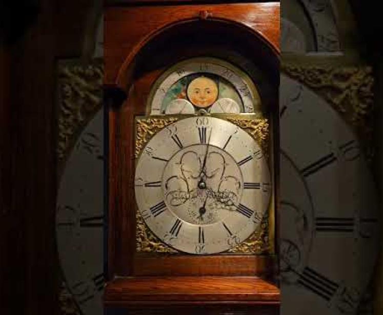 George III Oak Carlisle Longcase Clock  - Video
