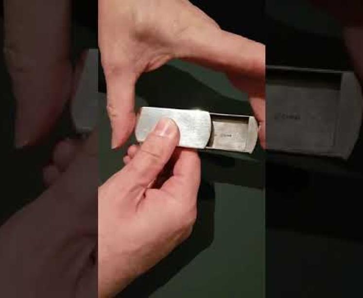 Unusual Victorian Silver Snuff Drawer - Video