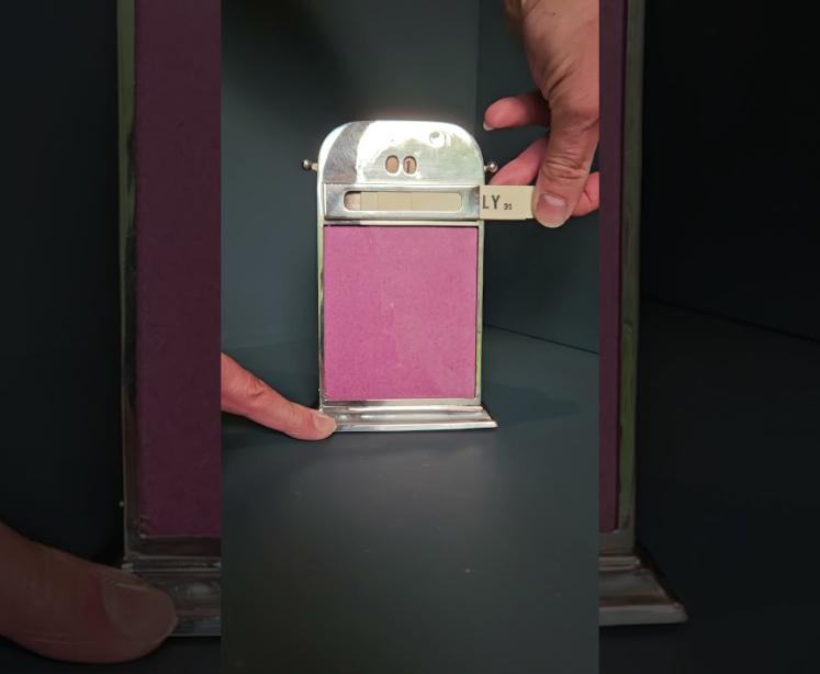 Edwardian Silver Calendar & Photo Frame Combination - Video