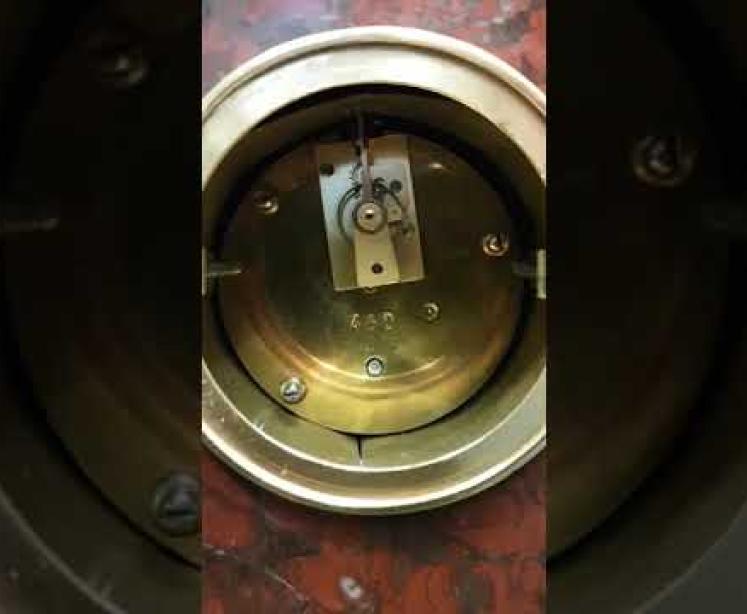  Victorian French Marble & Ormolu Mantel Clock - Video