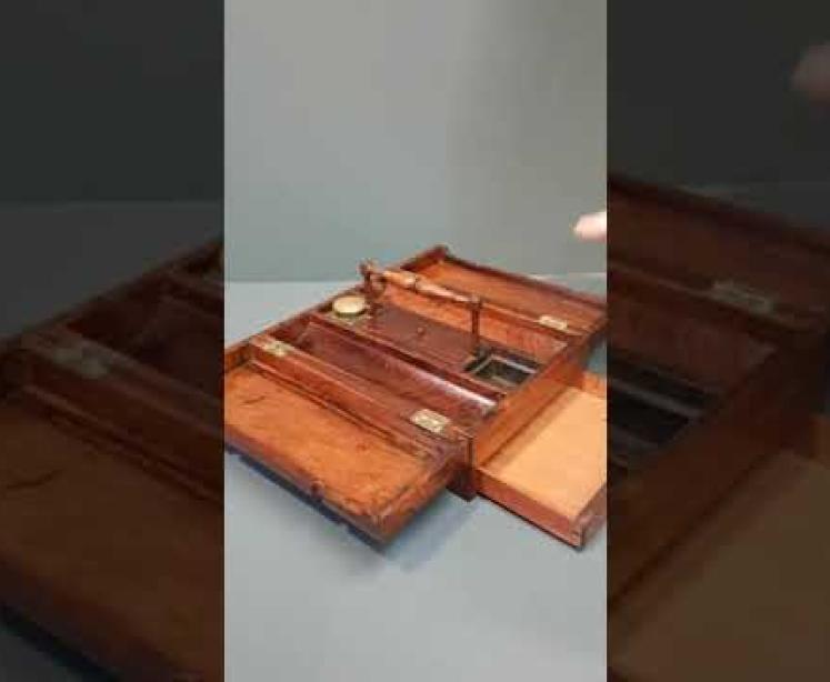 Regency Rosewood Pen and Ink Box - Video