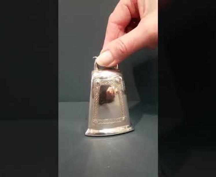 Scottish Silver Cow Bell - Video
