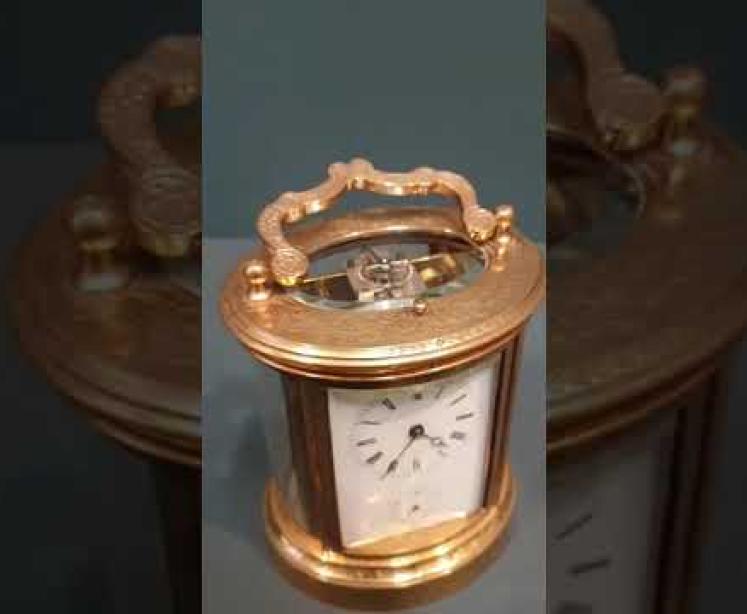 Fine Victorian Engraved Case Repeating Carriage Clock - Video