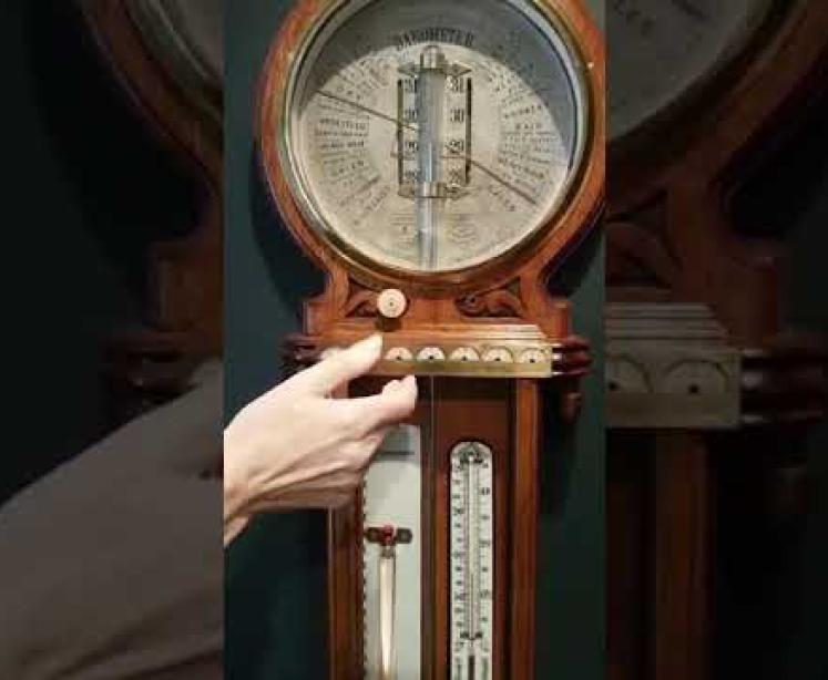 Admiral Fitzroy Polytechnic Barometer - Video