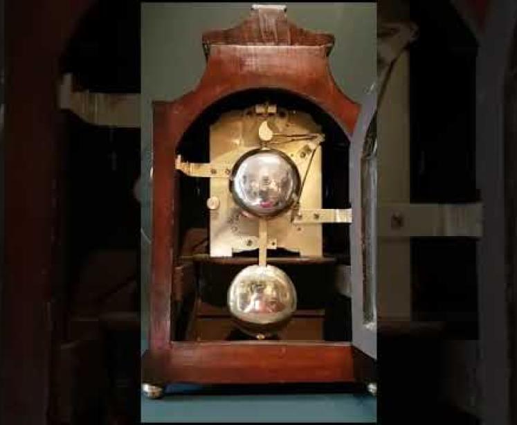 William IV Rosewood Double Fusee Bracket Clock - Video