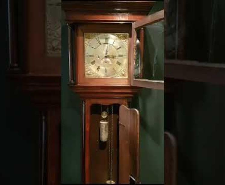 Joshua Harrocks Of Lancaster Longcase Clock - Video