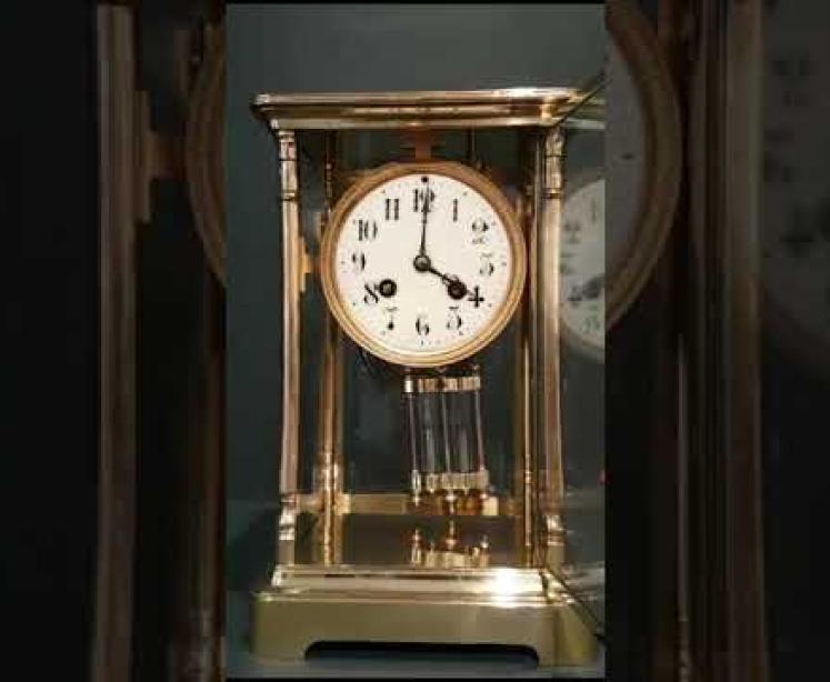 Victorian Four Glass Clock - Video