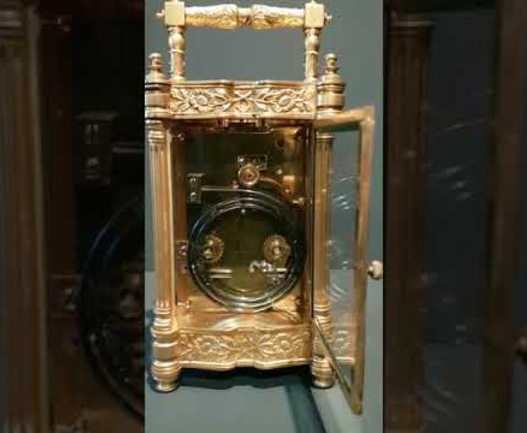 Victorian French Repeating Carriage Clock - Video