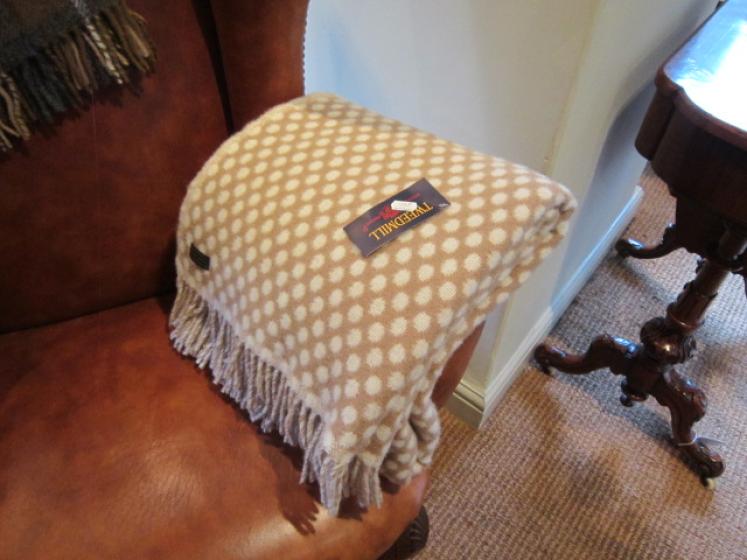 Tweedmill Lambswool Spot Throw - Image 1