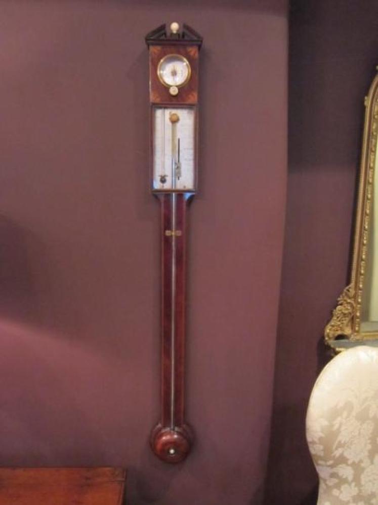 Superb Georgian London Stick Barometer - Image 2