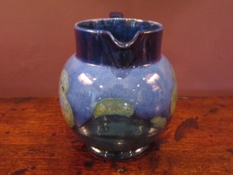 Large Moorcroft Moonlit Blue Jug - Image 2