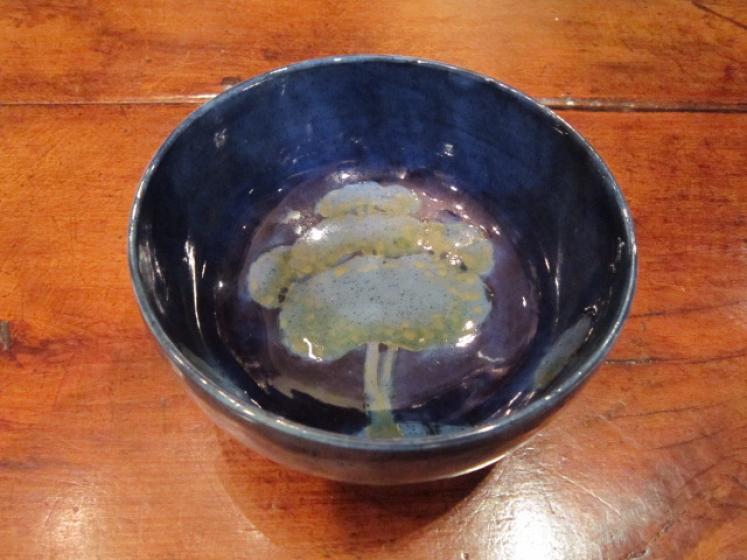 Moorcroft Moonlit Blue Deep Bowl - Image 1