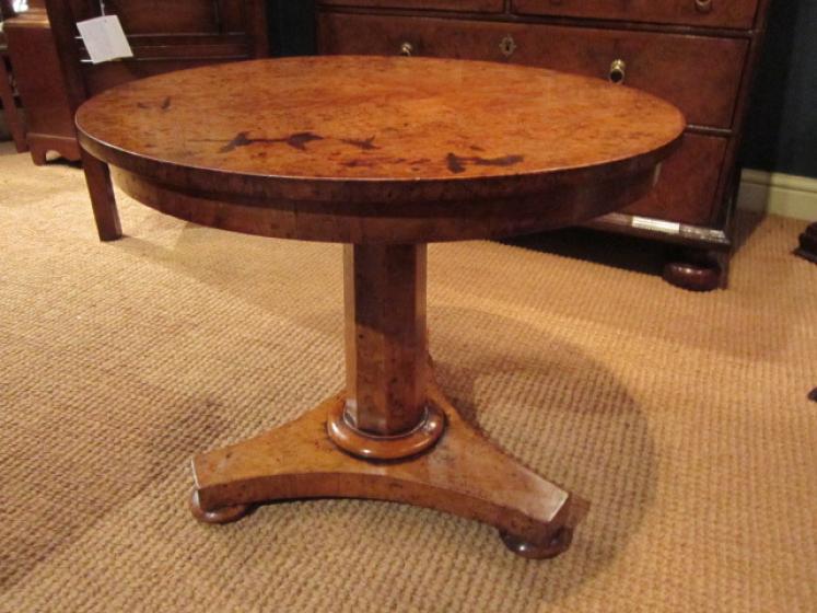 Quality William IV Pollard Oak Occasional Table - Image 4