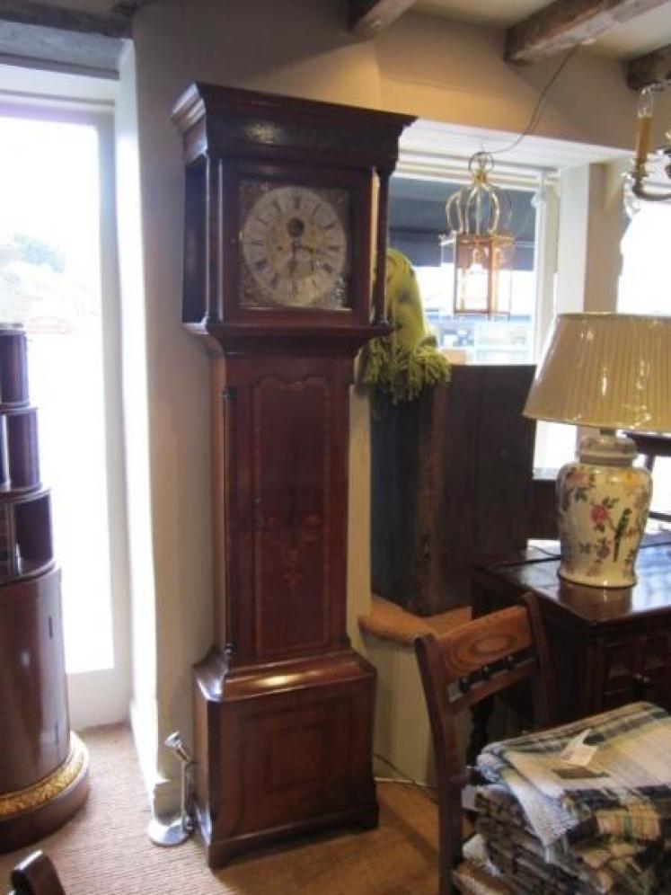 Outstanding Georgian Penny Moon Longcase Clock - Image 2