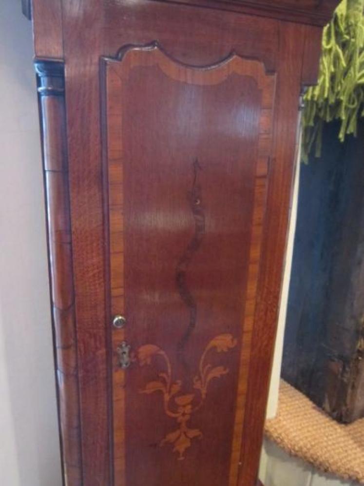 Outstanding Georgian Penny Moon Longcase Clock - Image 3