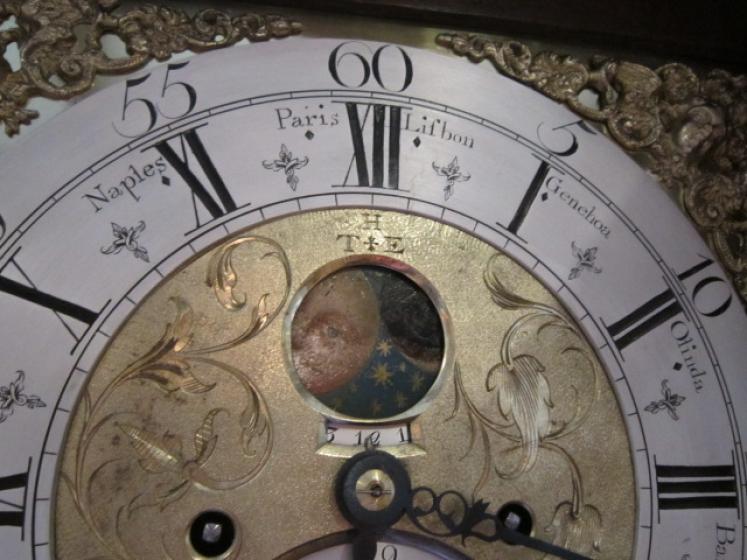 Outstanding Georgian Penny Moon Longcase Clock - Image 5