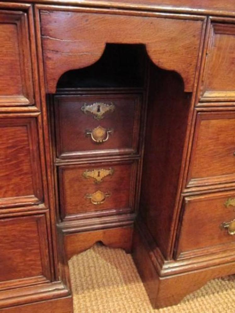 Superb George II Country Bureau Bookcase - Image 5