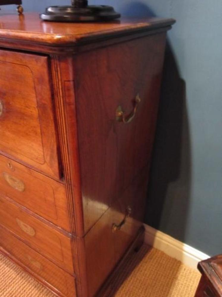 Superb Regency Camphor Secretaire Chest - Image 4