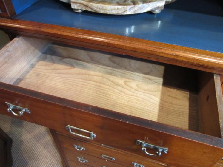 High Quality Victorian Walnut Double Filing Cabinet - Image 2