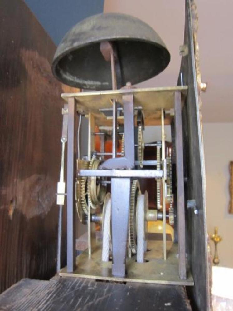 Early 18th Century Walnut Birdcage Longcase Clock - Image 3