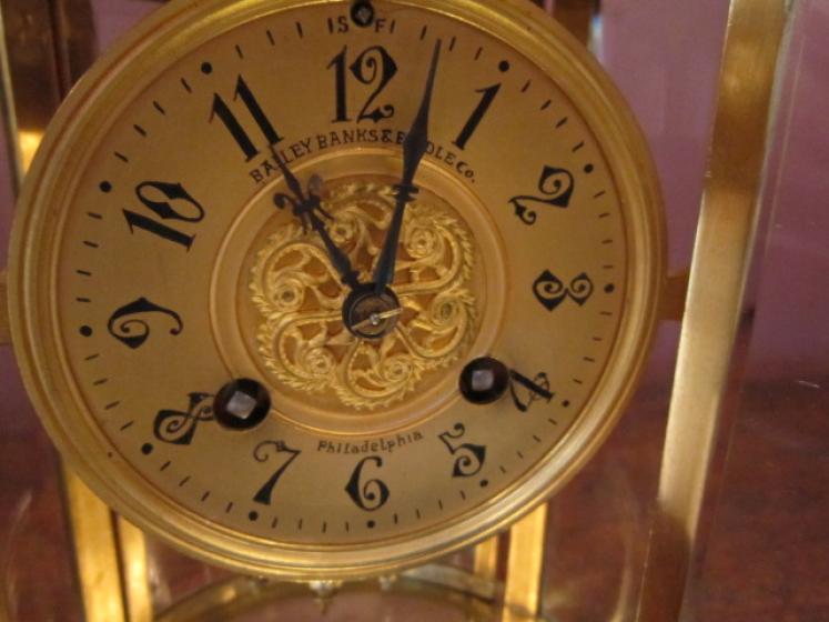 Superb Victorian Oval Four Glass Mantel Clock - Image 2