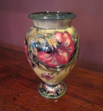 Superb Early Moorcroft Spanish Ochre Vase