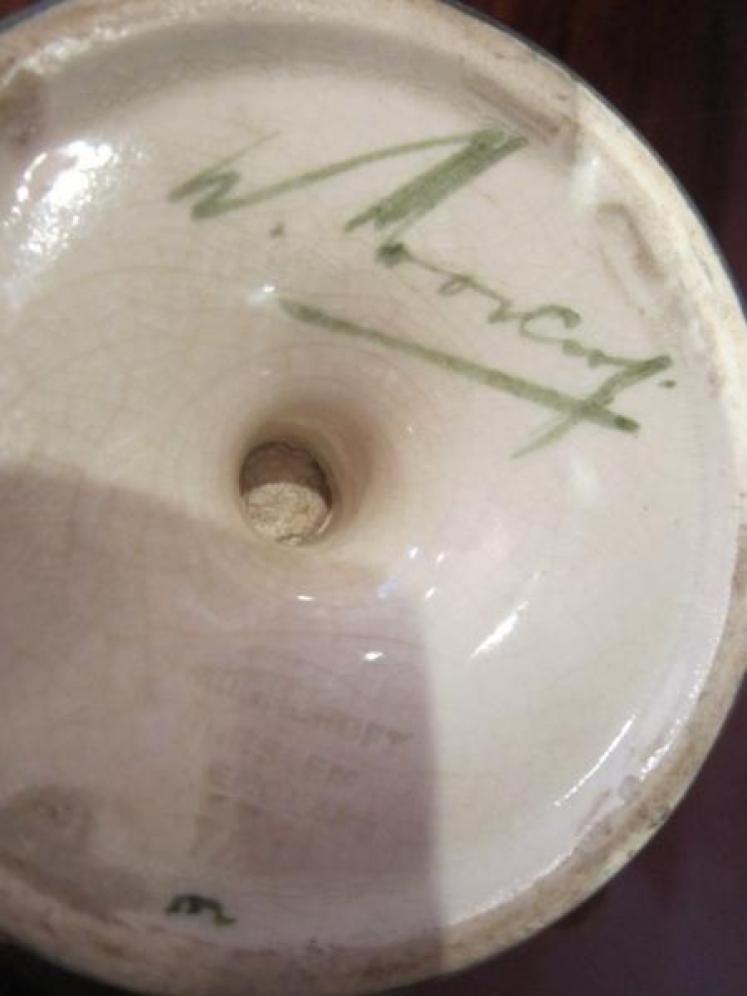 Superb Early Moorcroft Spanish Ochre Vase - Image 5