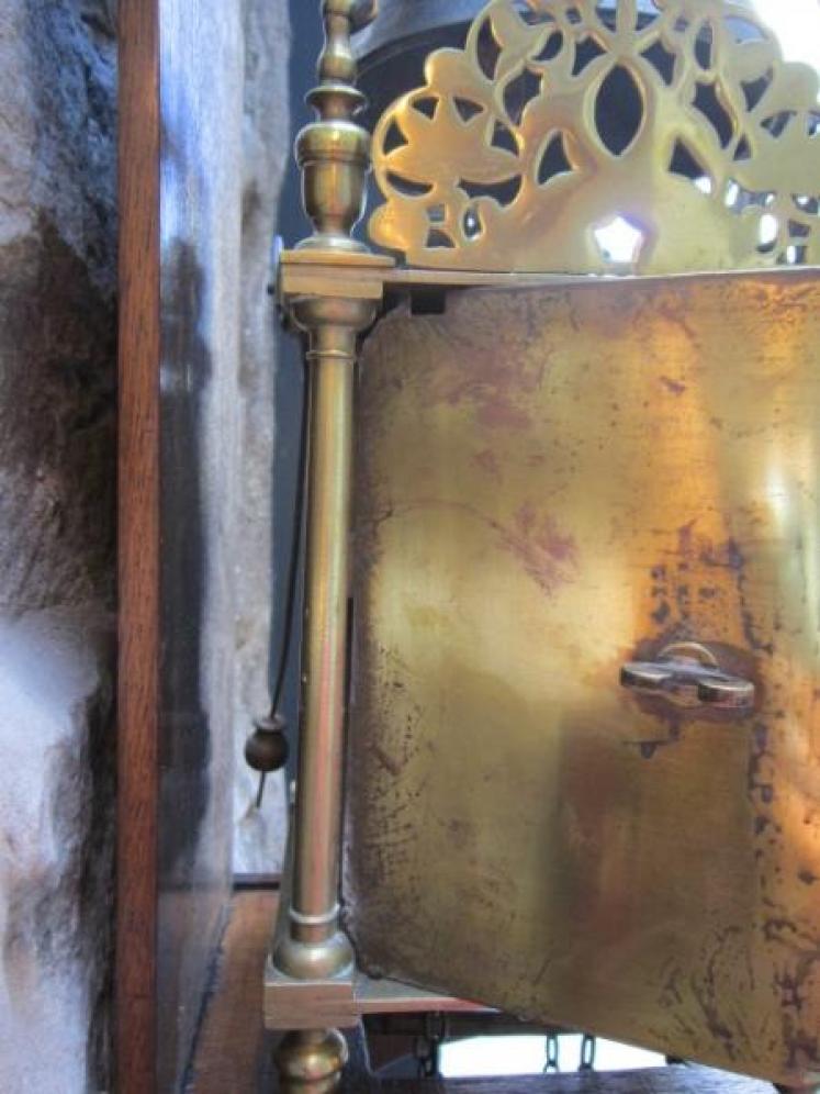 Fine & Early 18th Century Wigton Brass Lantern Clock - Image 5