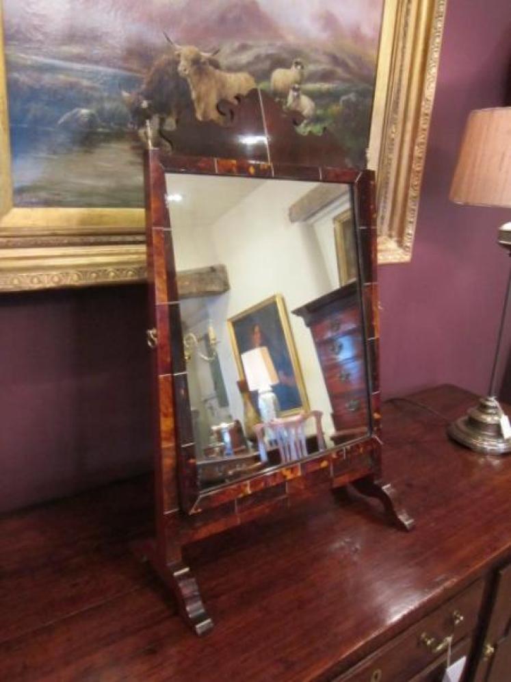 Superb 1920's Tortoiseshell Toilet Mirror - Image 1