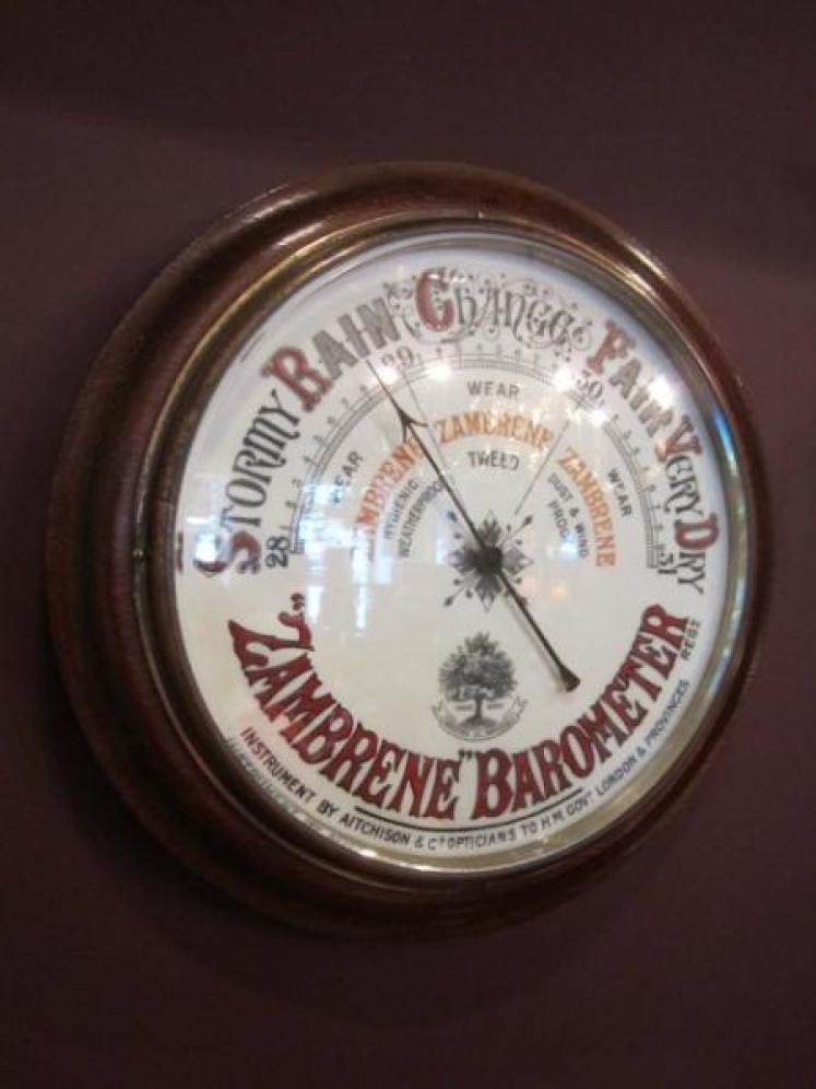 Very Large Victorian 'Zambrene' Advertising Barometer - Image 2