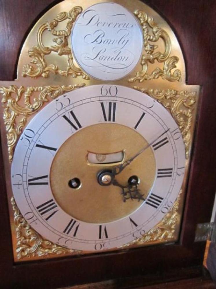 Fine George III Cushion Top London Bracket Clock - Image 2