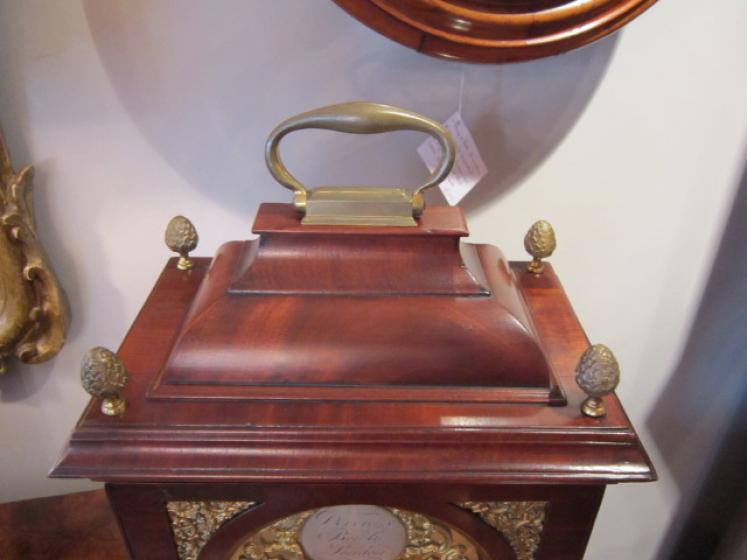 Fine George III Cushion Top London Bracket Clock - Image 3