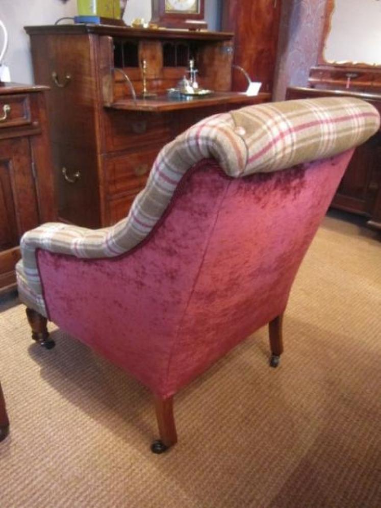Mid Victorian Howard Style Easy Armchair - Image 2
