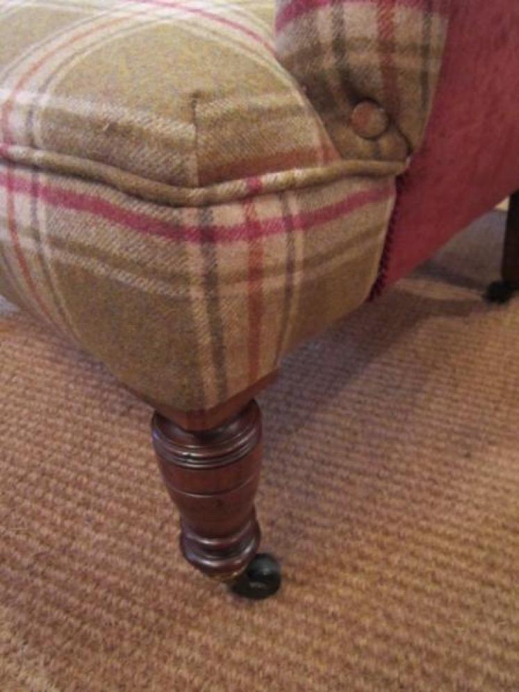 Mid Victorian Howard Style Easy Armchair - Image 3