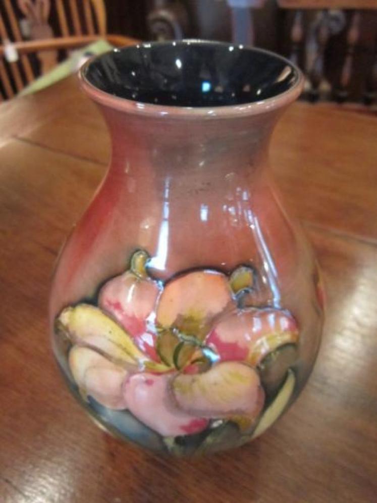 Moorcroft Fressia Flambe Glazed Vase - Image 3