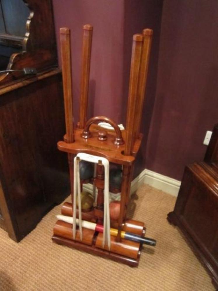 Stunning Victorian Ayre's of London Croquet Set - Image 1